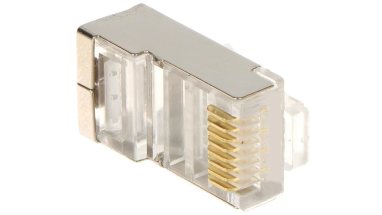 WTYK MODULARNY EKRANOWANY RJ45/C6-EKRAN*P100