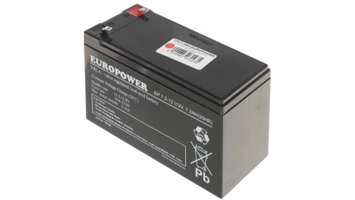 AKUMULATOR 12V/7.2AH-EUROPOWER-EP