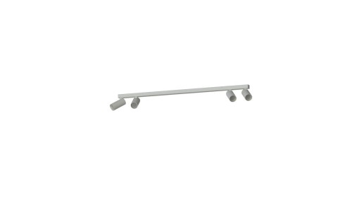 Listwa z regulowanymi reflektorkami FOURTY IV 4xGU10 R35 Silk gray 11438 Nowodvorski