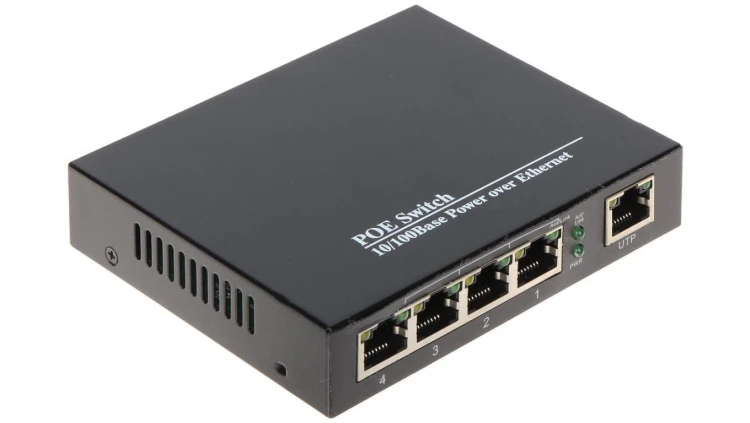 SWITCH POE SPS-4P/1 5-PORTOWY
