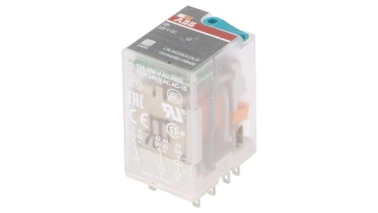 CR-M220DC2LD Przekaźnik elektromagnetyczny, DPDT, Napięcie Cewki: 220VDC, max.250VAC