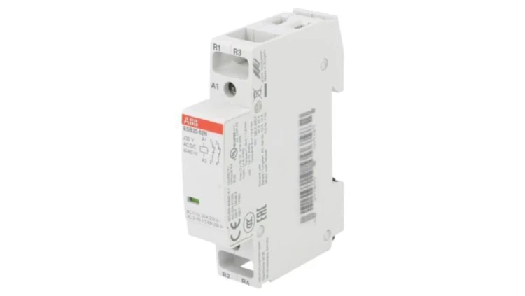 ESB16-20N-06 Stycznik 2-biegunowy instalacyjny, 16A, 230VAC,230VDC, NO x2
