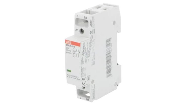 ESB20-11N-01 Stycznik 2-biegunowy instalacyjny, 20A, 24VAC,24VDC, NC + NO