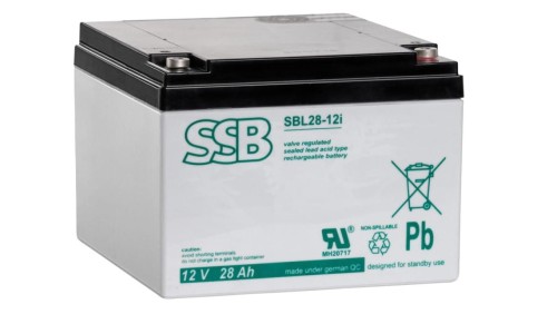 AKUMULATOR AGM SBL 12V-28Ah o żywotności 10-12 lat