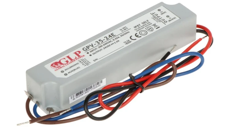 ZASILACZ IMPULSOWY 24V/1.5A/GPV-MINI