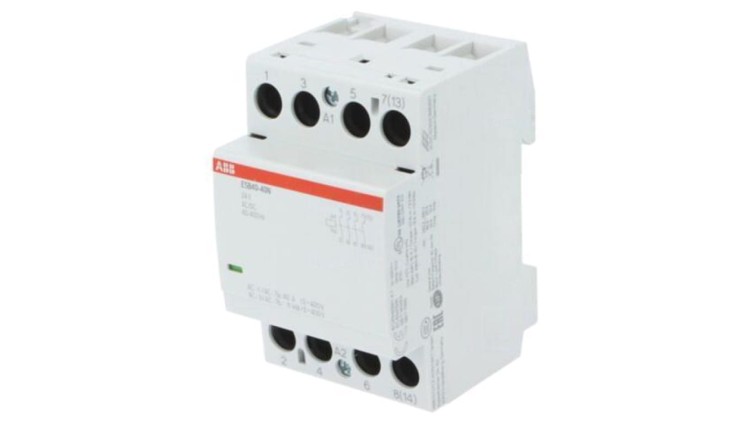 ESB40-40N-01 Stycznik 4-biegunowy instalacyjny, 40A, 24VAC,24VDC, NO x4