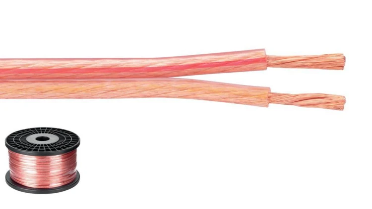 Przewód głośnikowy SPC-125 HIGH QUALITY, HIGHLY FLEXIBLE 2x2,5mm2 MIEDŹ OFC /rolka = 100m/