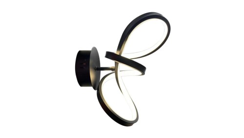 Kinkiet TESORO BLACK 15W LED CZARNY 4000K 15W LED IP20 ML1052 Milagro
