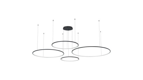 Lampa wisząca Saturno Black 120W LED ML0848 Milagro