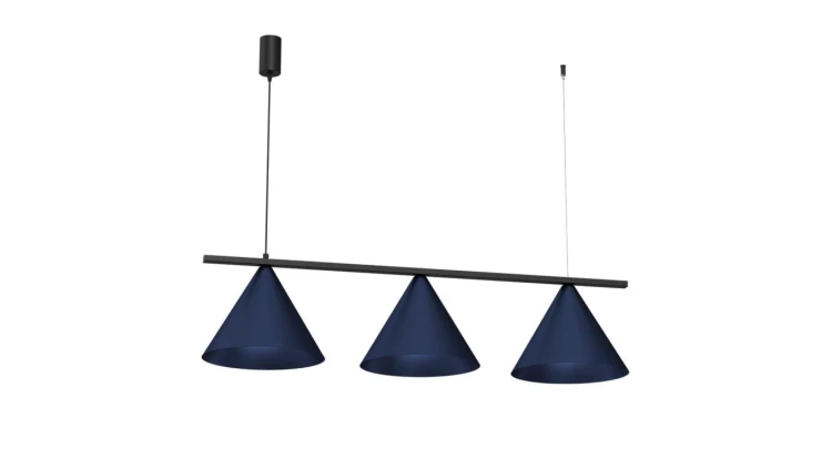 Lampa wisząca CAPITAL BLACK/NAVY BLUE 3XGX53 MLP1532 Milagro