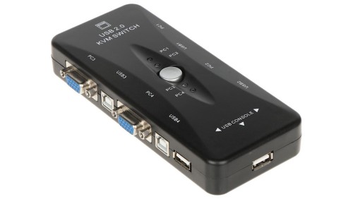 PRZEŁĄCZNIK VGA + USB VGA+USB-SW-4/1