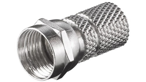 Wtyczka F wkręcana 7,3 mm - Połączenie, materiał obudowy cynk