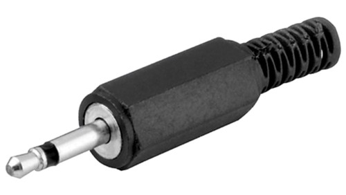 Wtyk jack - 3,5 mm - mono - Połączenie typu Wtyk jack 3,5 mm (2-pinowy, mono)