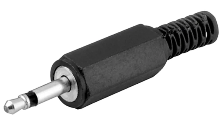 Wtyk jack - 3,5 mm - mono - Połączenie typu Wtyk jack 3,5 mm (2-pinowy, mono)