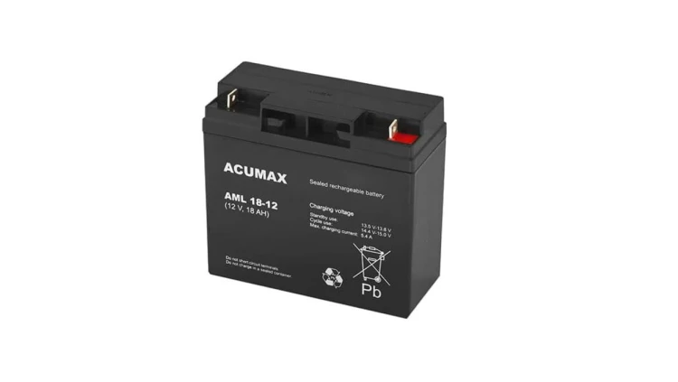 ACUMAX Akumulator 12V AML 18Ah żywotność: 10-12 lat