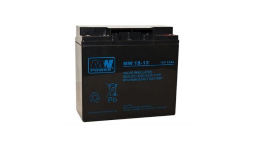 MW Power Akumulator 12V MWP 18Ah żywotność: ponad 12 lat śruba M5
