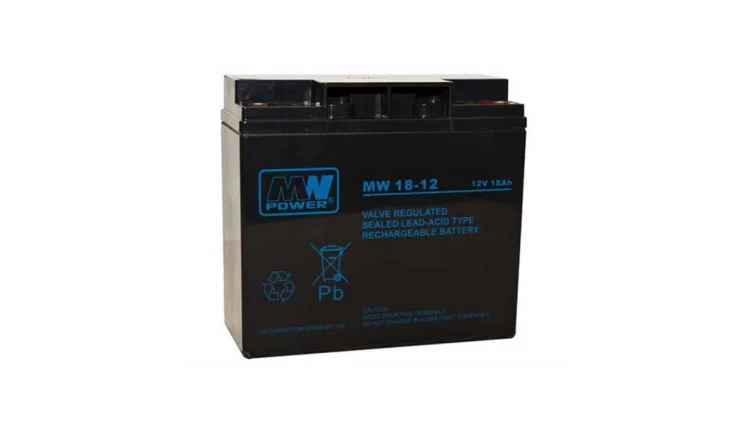 MW Power Akumulator 12V MWP 18Ah żywotność: ponad 12 lat śruba M5