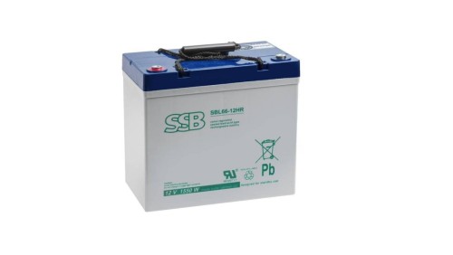 AKUMULATOR AGM SBL 12V-55Ah dla C20 żywotność 15 lat