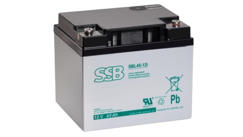 AKUMULATOR AGM SBL 12V-45Ah o żywotności 10-12 lat