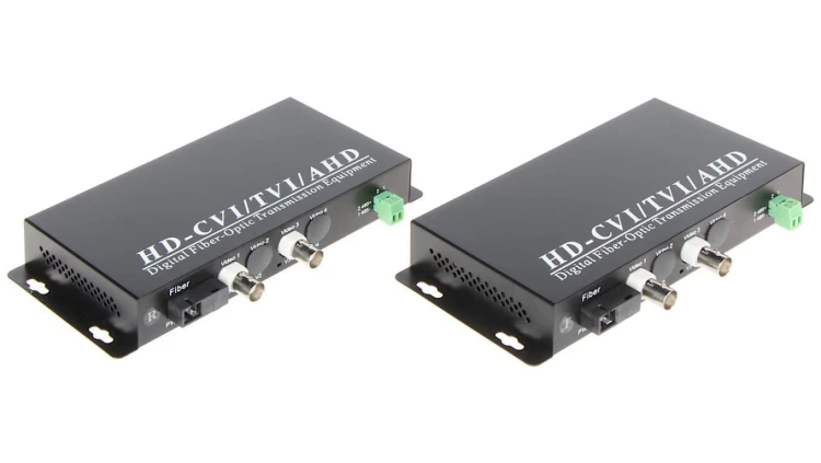 ŚWIATŁOWODOWY KONWERTER WIDEO OVH-2D/SC 2x VIDEO + RS-485 KOMPLET TXRX