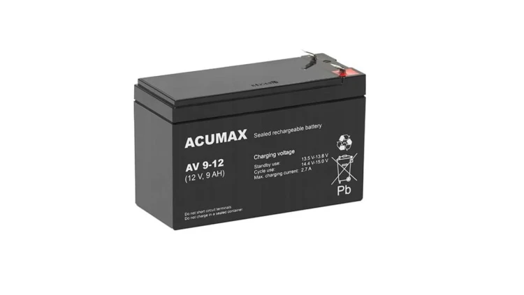 ACUMAX Akumulator 12V AV 9Ah żywotność: 6-9 lat terminal T2