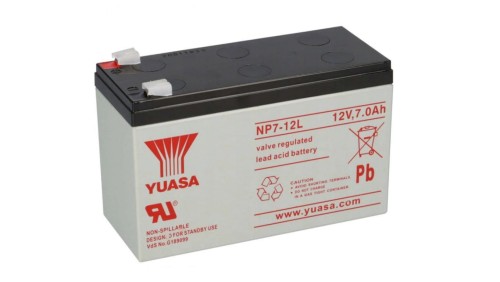 AKUMULATOR AGM YUASA NP12V-7Ah o żywotności 3-5 lat T1
