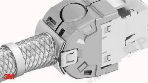 Corning (3M) Złącze keystone RJ-45 K6, STP Three Entry