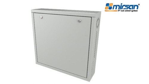 MIRSAN Obudowa DVR dla rejestratorów 1U 580/550/150mm (drzwi pełne) czarna