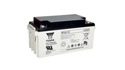 AKUMULATOR AGM YUASA NPL12V-65Ah o żywotności 6-9 lat