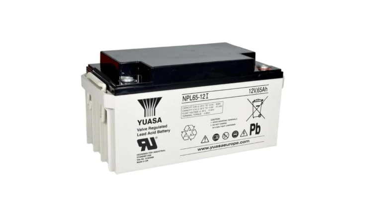 AKUMULATOR AGM YUASA NPL12V-65Ah o żywotności 6-9 lat