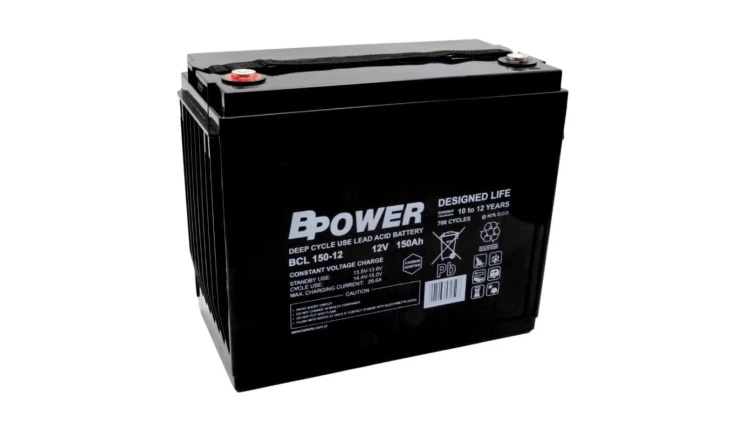 BPower Akumulator 12V BCL 150Ah żywotność: 10-12 lat