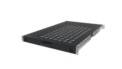 MIRSAN Półka 19 regulowana do szaf o głębokości 1000mm/1200mm czarna