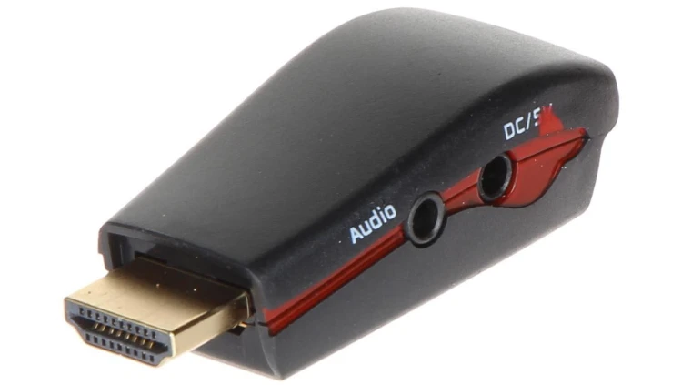 KONWERTER HDMI/VGA+AU-ECO