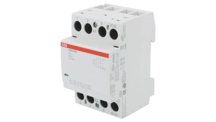 ESB63-40N-01 Stycznik 4-biegunowy instalacyjny, 63A, 24VAC,24VDC, NO x4
