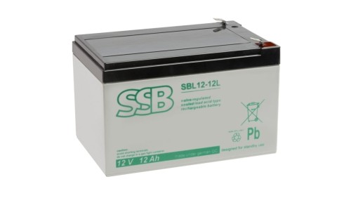 AKUMULATOR AGM SBL 12V-12Ah o żywotności 10-12 lat terminal T2