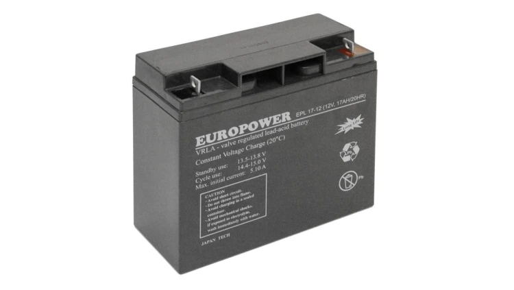 EUROPOWER Akumulator 12V EPL 17Ah żywotność: ponad 12 lat
