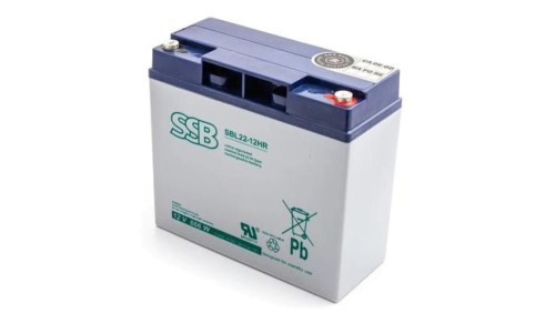 AKUMULATOR AGM SBL 12V-22Ah dla C20 o żywotności 15 lat