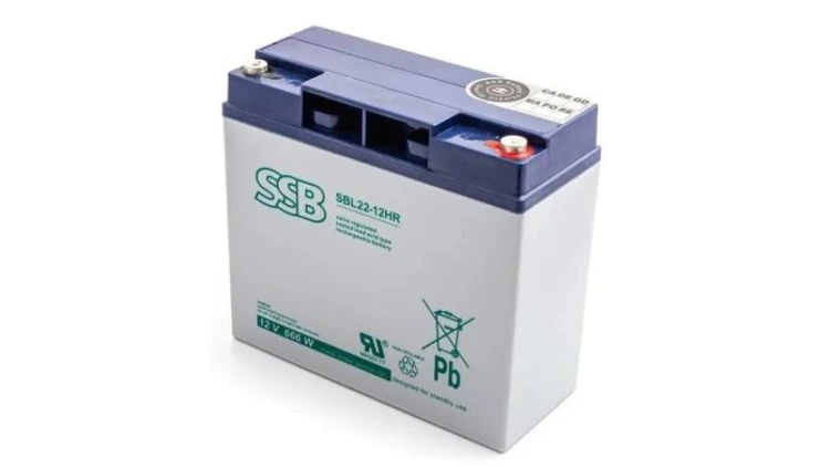 AKUMULATOR AGM SBL 12V-22Ah dla C20 o żywotności 15 lat