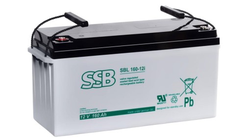 AKUMULATOR AGM SBL 12V-160Ah o żywotności 10-12 lat