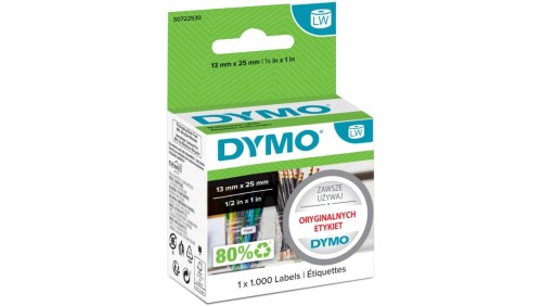 DYMO Etykieta 13 x 25mm biała