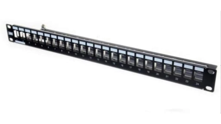 Corning (3M) Panel Classic modułowy 1U 19 24xkeystone, czarny