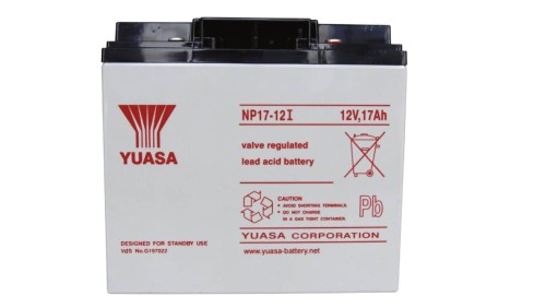 AKUMULATOR AGM YUASA NP12V-17Ah o żywotności 3-5 lat
