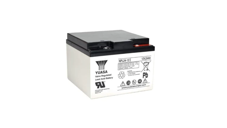 AKUMULATOR AGM YUASA NPL12V-24Ah o żywotności 6-9 lat