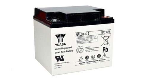 AKUMULATOR AGM YUASA NPL12V-38Ah o żywotności 6-9 lat
