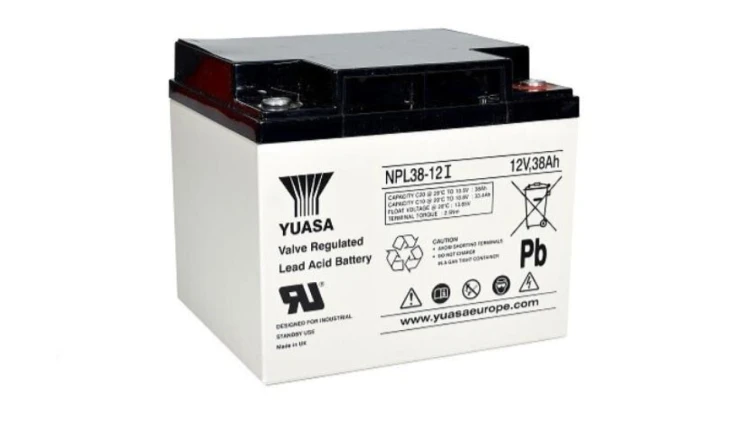 AKUMULATOR AGM YUASA NPL12V-38Ah o żywotności 6-9 lat