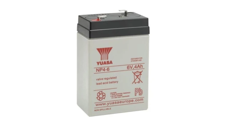 AKUMULATOR AGM YUASA NP6V-4Ah o żywotności 3-5 lat