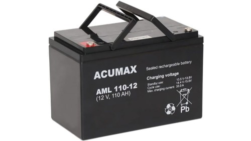 ACUMAX Akumulator 12V AML 110Ah żywotność: 10-12 lat