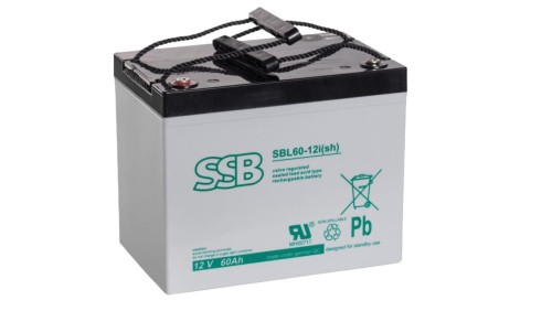 AKUMULATOR AGM SBL 12V-60Ah o żywotności 10-12 lat