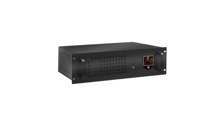 GT UPS POWERbox Rack 19” 3U 1200VA/720W Line-Interactive 3xIEC C13 + 1xSCHUKO 24V-7Ah LCD