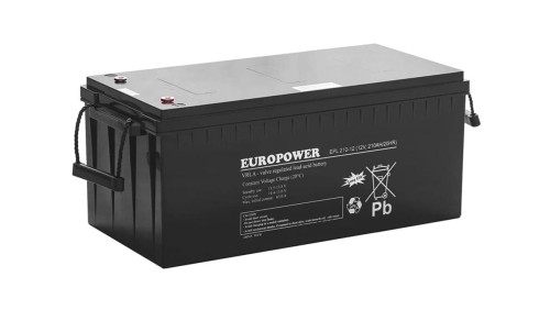 EUROPOWER Akumulator 12V EPL 210Ah żywotność: ponad 12 lat